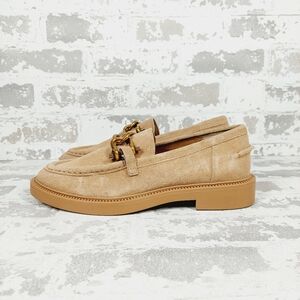 NEW Steve Madden Karmine Tan Leather Slip On Old Money Loafers H331